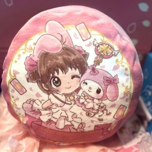 New! Carcaptor Sakura x Sanrio collab small cushion plush kuromi and my …